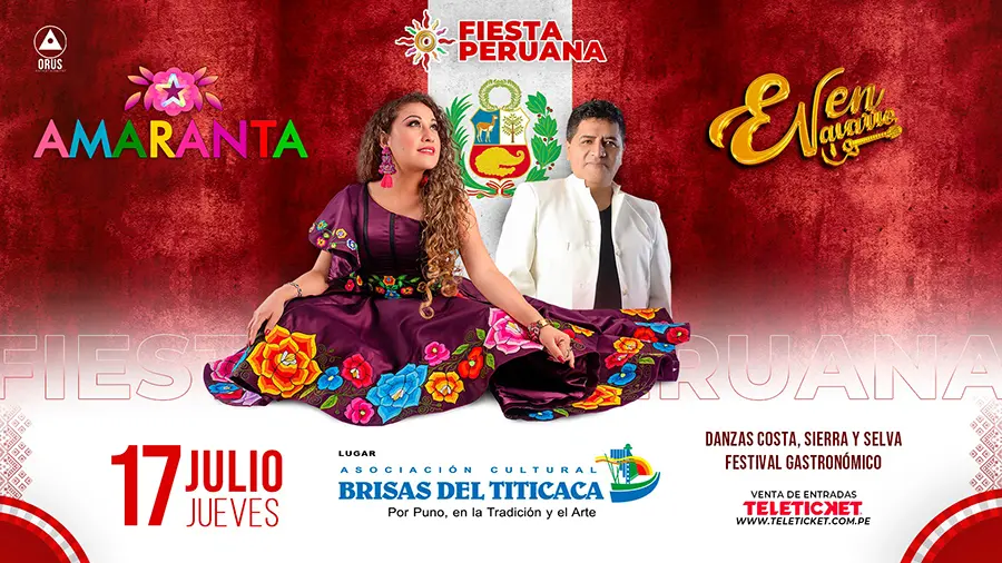 Amaranta Fiesta Peruana 2025 concierto Lima