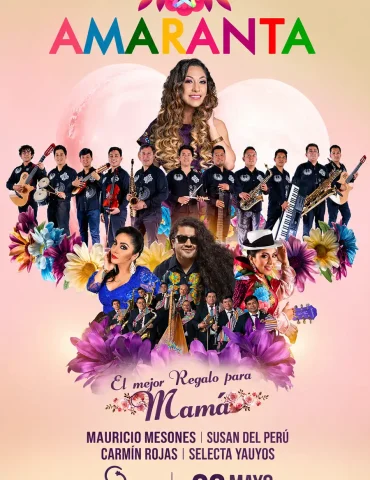 concierto Amaranta 2026 Lima regalo para mamá