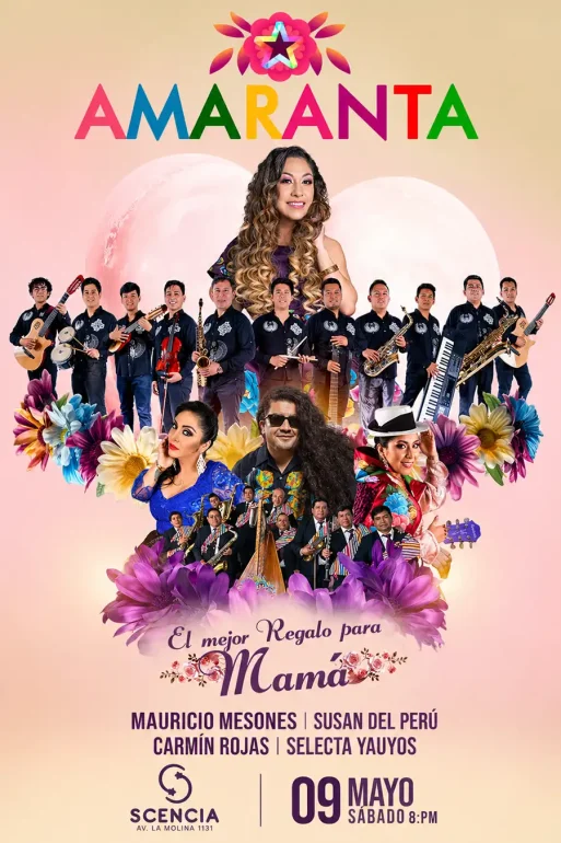 concierto Amaranta 2026 Lima regalo para mamá