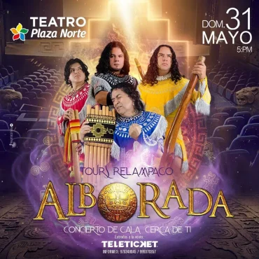 Alborada en Lima 2026 concierto Cerca de Ti Relámpago en Teatro Plaza Norte entradas Teleticket Perú
